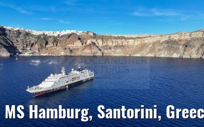 MS Hamburg, Santorini, Greece 26.04.2024