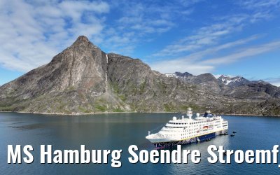 MS Hamburg Soendre Stroemfjord, Greenland 08.08.2024