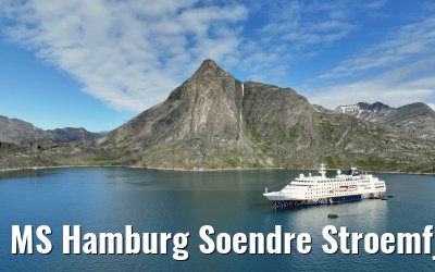 MS Hamburg Soendre Stroemfjord, Greenland 08.08.2024