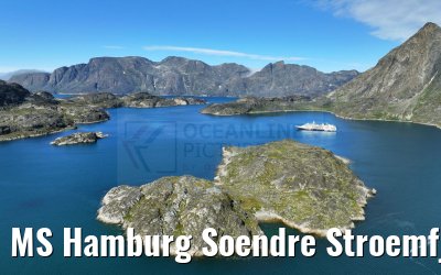 MS Hamburg Soendre Stroemfjord, Greenland 08.08.2024