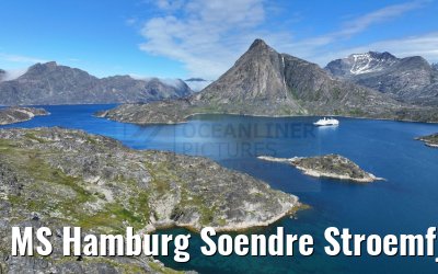 MS Hamburg Soendre Stroemfjord, Greenland 08.08.2024