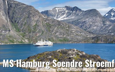 MS Hamburg Soendre Stroemfjord, Greenland 08.08.2024