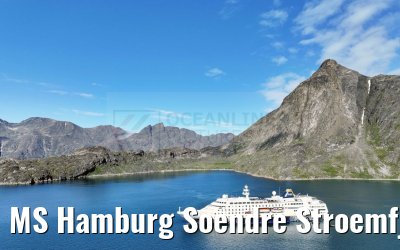 MS Hamburg Soendre Stroemfjord, Greenland 08.08.2024