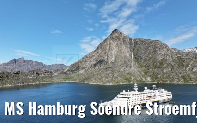 MS Hamburg Soendre Stroemfjord, Greenland 08.08.2024