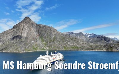 MS Hamburg Soendre Stroemfjord, Greenland 08.08.2024