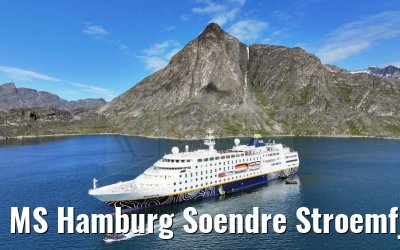 MS Hamburg Soendre Stroemfjord, Greenland 08.08.2024