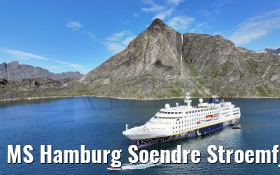 MS Hamburg Soendre Stroemfjord, Greenland 08.08.2024