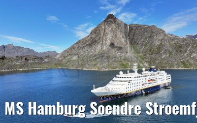 MS Hamburg Soendre Stroemfjord, Greenland 08.08.2024
