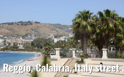 Reggio, Calabria, Italy street and city impressions