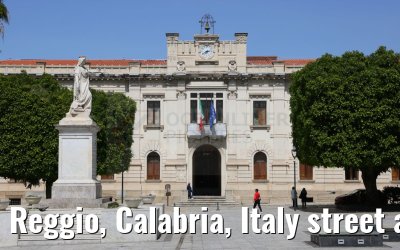 Reggio, Calabria, Italy street and city impressions