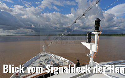 Blick vom Signaldeck der Hamburg auf den Amazonas 06.01.2015