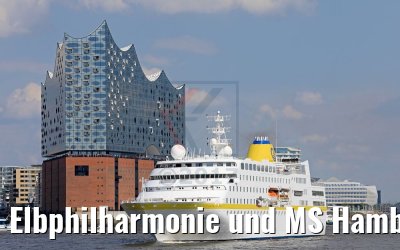 Elbphilharmonie und MS Hamburg in Hamburg 14.05.2017