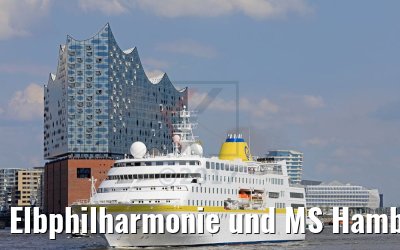 Elbphilharmonie und MS Hamburg in Hamburg 14.05.2017