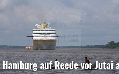 Hamburg auf Reede vor Jutai am Rio Jutai 05.01.2015