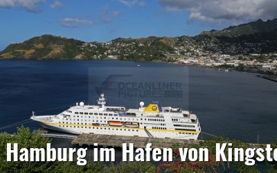Hamburg im Hafen von Kingstown St. Vincent 25.01.2015