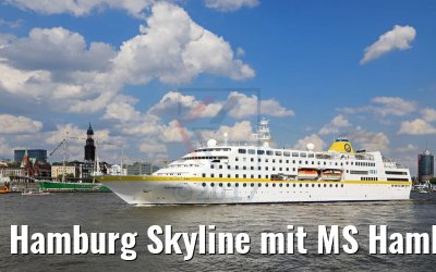 Hamburg Skyline mit MS Hamburg 14.05.2017