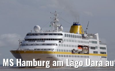 MS Hamburg am Lago Uara auf dem Amazonas 11.01.2015