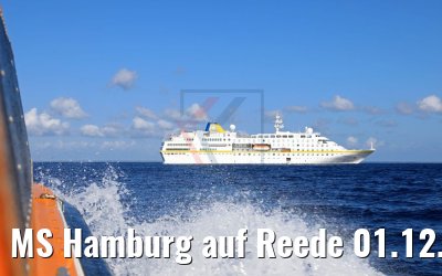 MS Hamburg auf Reede 01.12.2017