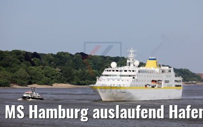 MS Hamburg auslaufend Hafen Hamburg 25.05.2018