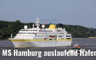 MS Hamburg auslaufend Hafen Hamburg 25.05.2018