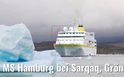 MS Hamburg bei Sarqaq, Grönland