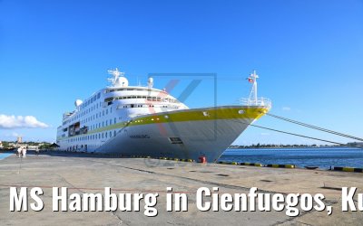MS Hamburg in Cienfuegos, Kuba 03.12.2017