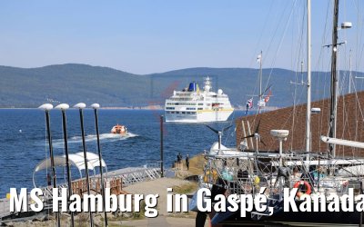 MS Hamburg in Gaspé, Kanada