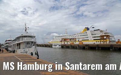 MS Hamburg in Santarem am Amazonas 15.01.2015