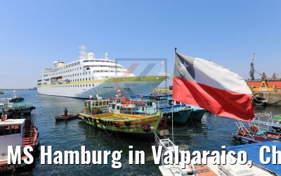 MS Hamburg in Valparaiso, Chile 31.01.2019