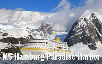 MS Hamburg Paradise Harbor near Almirante Brown Base, Antarktis 08.01.2017