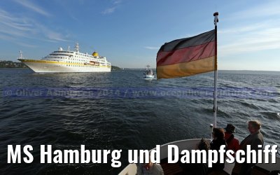 MS Hamburg und Dampfschiff Alexandra Flensburg 30.05.2014