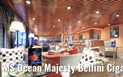 MS Ocean Majesty Bellini Cigar Lounge Mai 2017