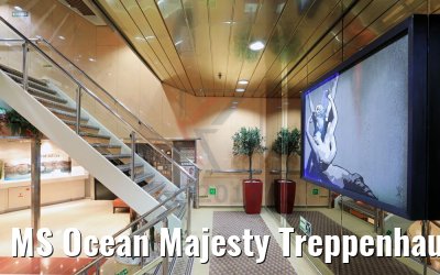 MS Ocean Majesty Treppenhaus beim Foyer