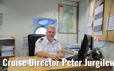Cruise Director Peter Jurgilewitsch Ocean Majesty Office