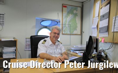 Cruise Director Peter Jurgilewitsch Ocean Majesty Office