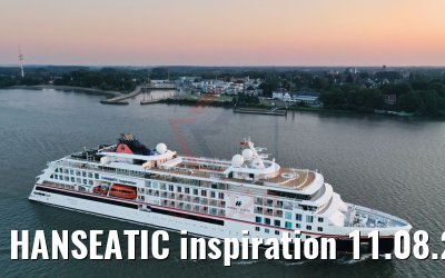 HANSEATIC inspiration 11.08.2020 Wedel