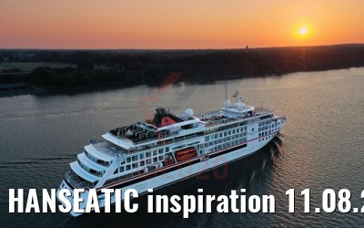 HANSEATIC inspiration 11.08.2020 Wedel