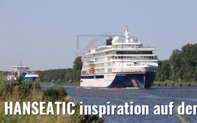 HANSEATIC inspiration auf dem NOK 13.08.2020
