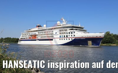 HANSEATIC inspiration auf dem NOK 13.08.2020