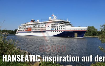 HANSEATIC inspiration auf dem NOK 13.08.2020