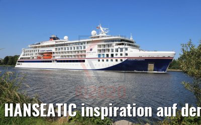 HANSEATIC inspiration auf dem NOK 13.08.2020