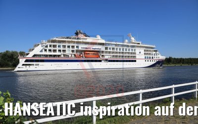 HANSEATIC inspiration auf dem NOK 13.08.2020