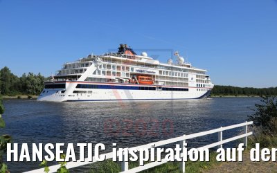 HANSEATIC inspiration auf dem NOK 13.08.2020