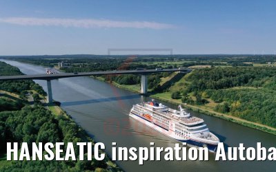 HANSEATIC inspiration Autobahnbrücke A23 Hohenhörn 13.08.2020