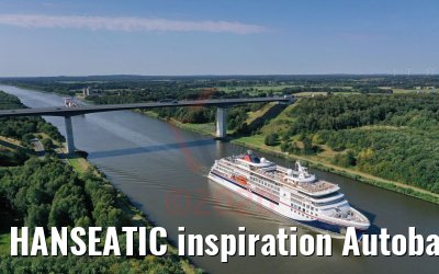 HANSEATIC inspiration Autobahnbrücke A23 Hohenhörn 13.08.2020