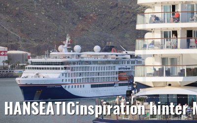 HANSEATICinspiration hinter Mein Schiff 4 Santa Cruz de Tenerife 15.03.2022