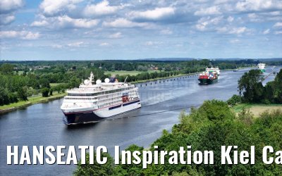 HANSEATIC Inspiration Kiel Canal transit 27.05.2024