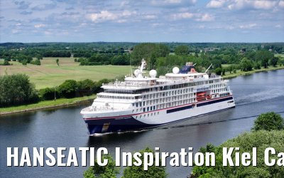 HANSEATIC Inspiration Kiel Canal transit 27.05.2024