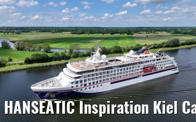 HANSEATIC Inspiration Kiel Canal transit 27.05.2024
