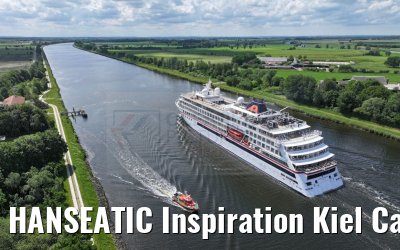 HANSEATIC Inspiration Kiel Canal transit 27.05.2024